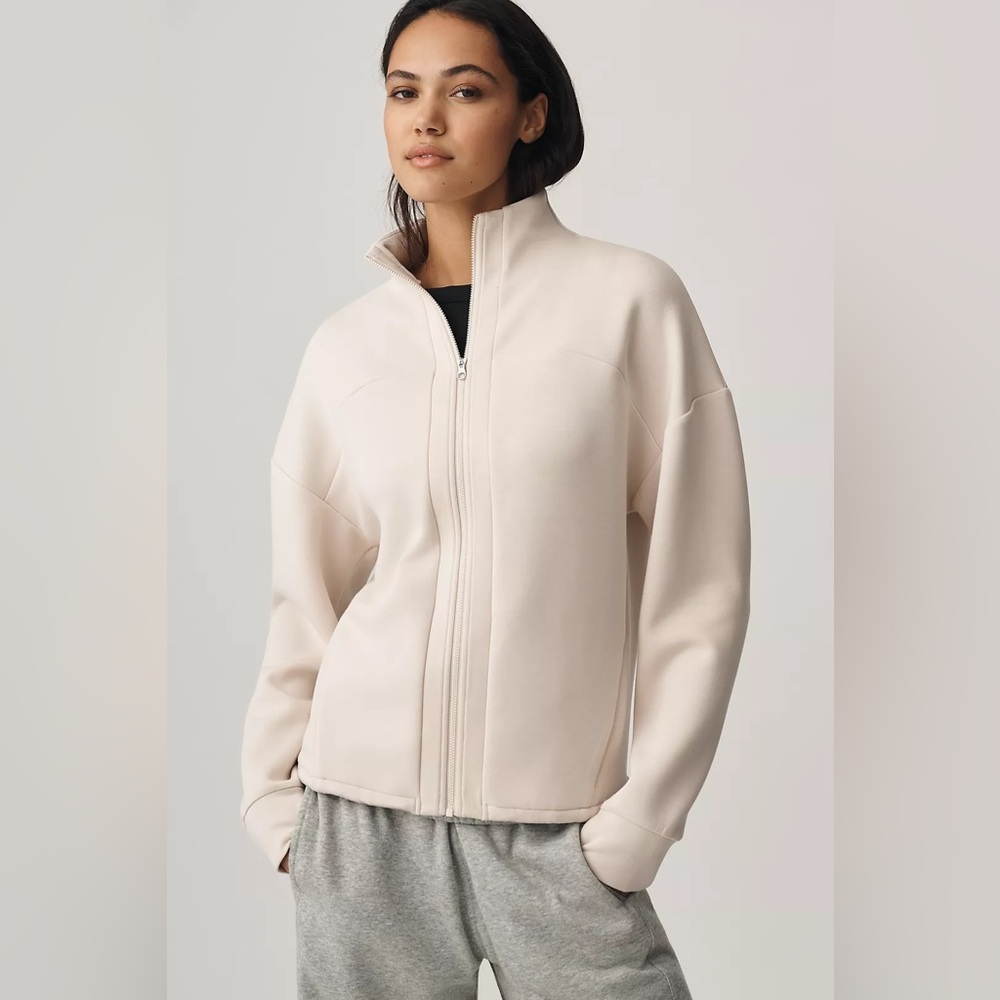 NEW Varley Tahay Zip-Through Mid Layer Sweater Size Medium